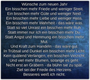 Neujahrswunsch